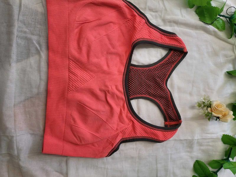 Coral Sports Bra