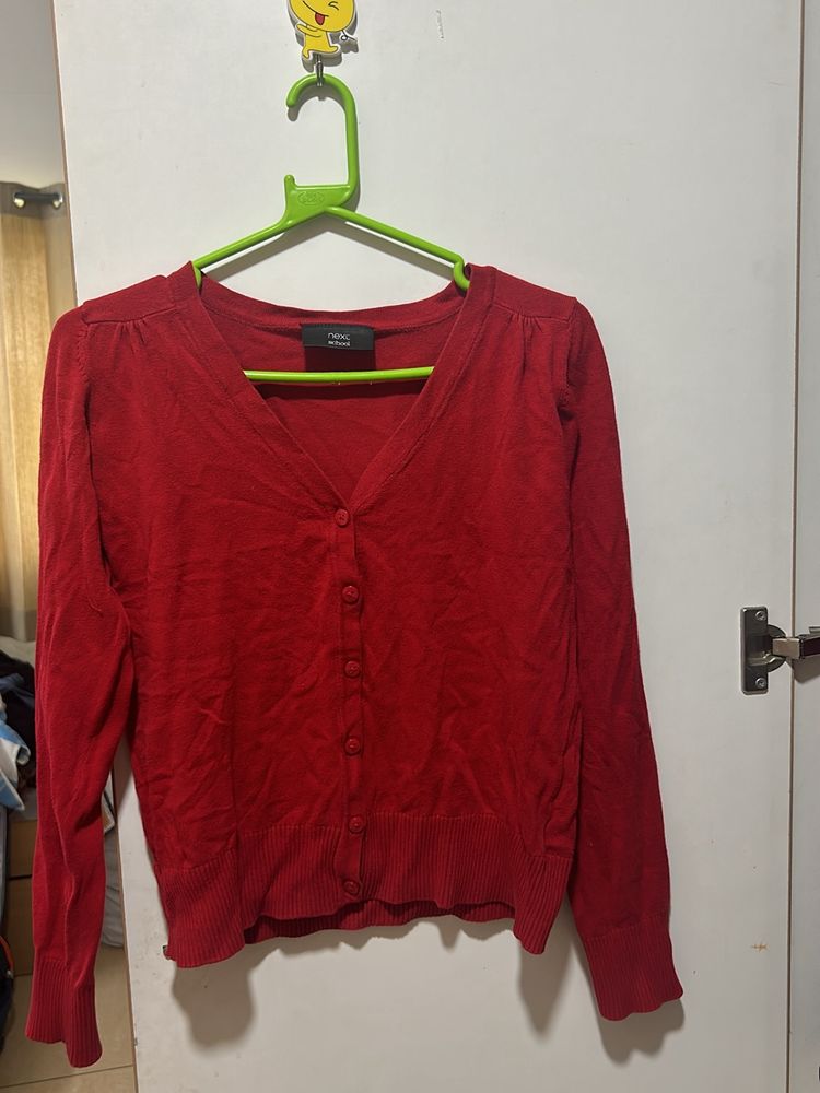 Red Full Sleeve Top