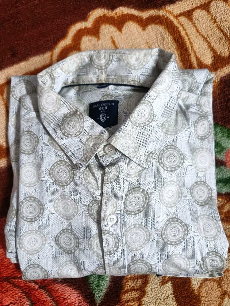 Men's Patterned Casual Shirt