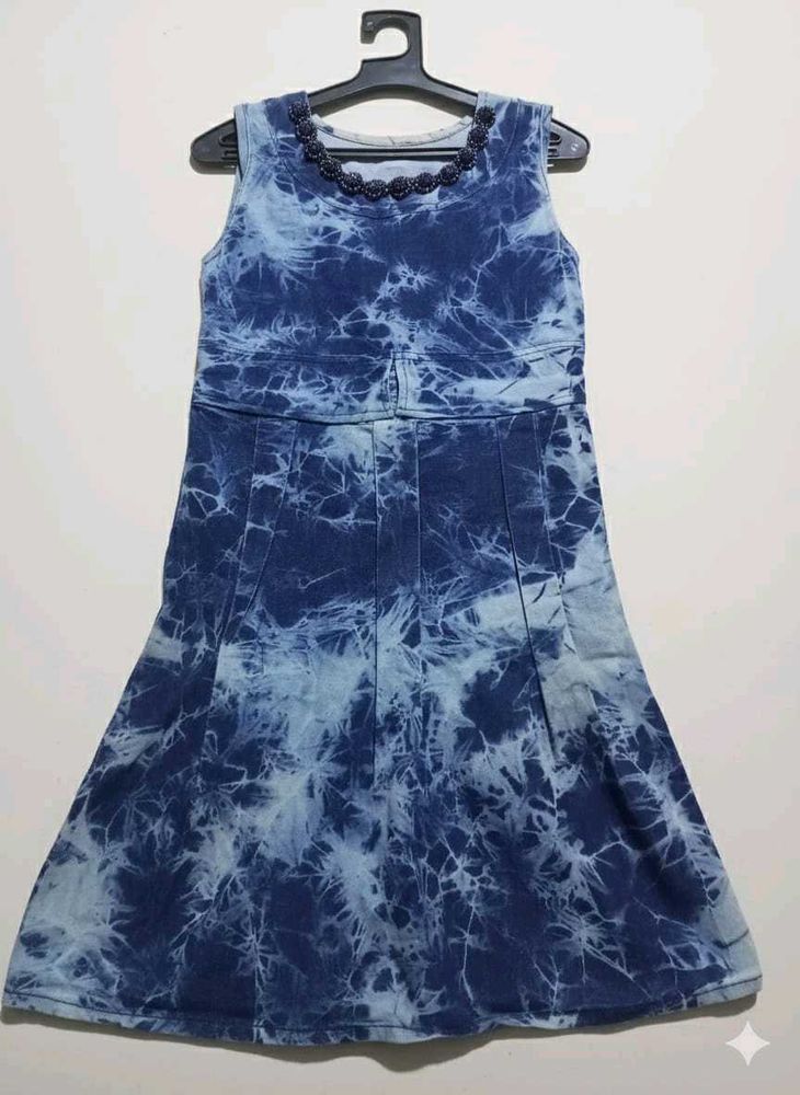 Cute Denim Look Dress