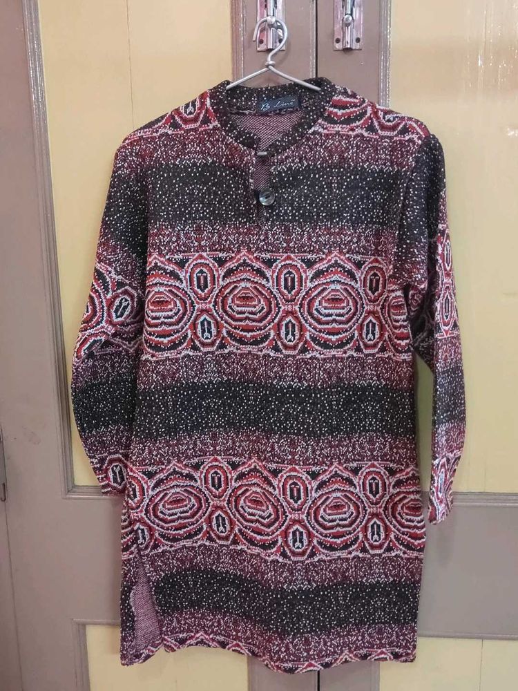 Thick Woolen Kurti For Women