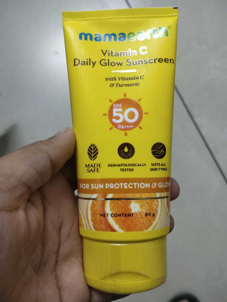 Vit. C Sunscreen Mamaearth 80g
