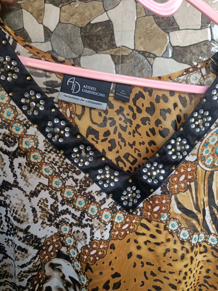 Branded Tiger printed Top For Women