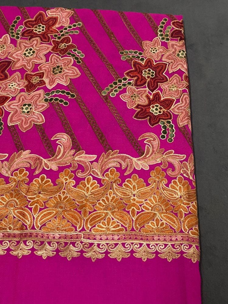 beautiful embroidery shawl