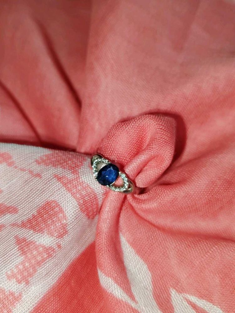 Silver Oval Ring