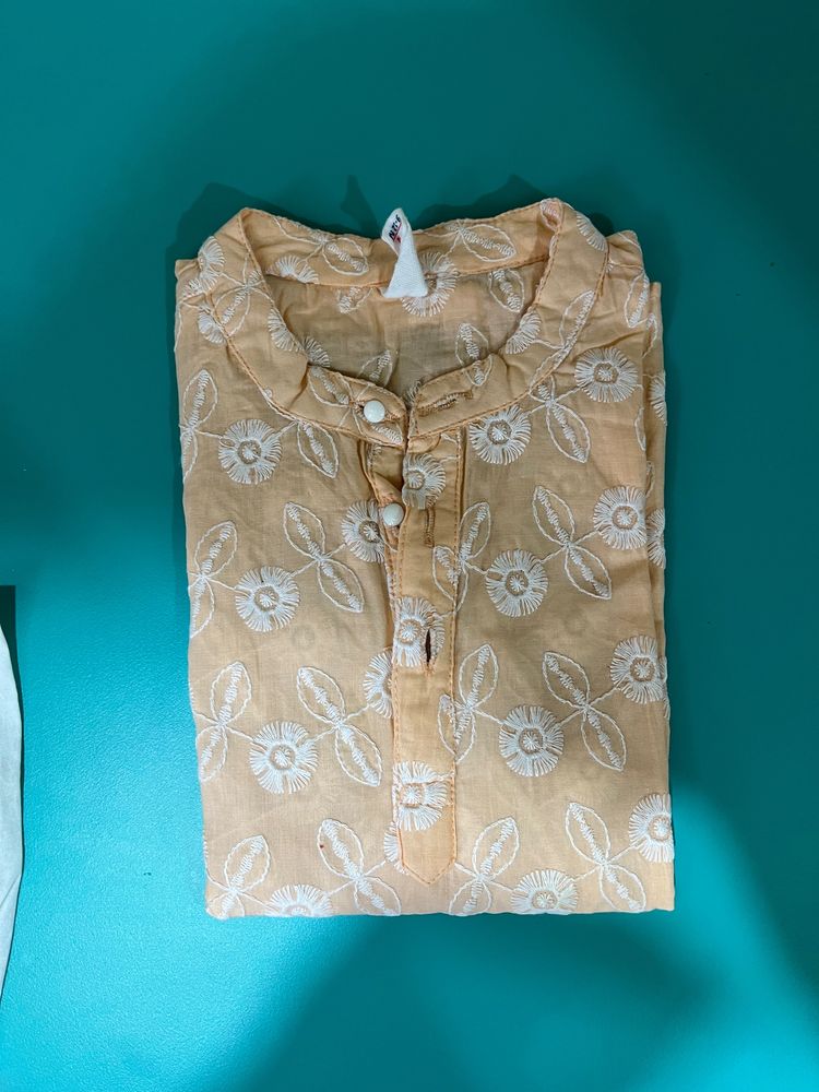 Babyhug Chickenkari Kurta Set