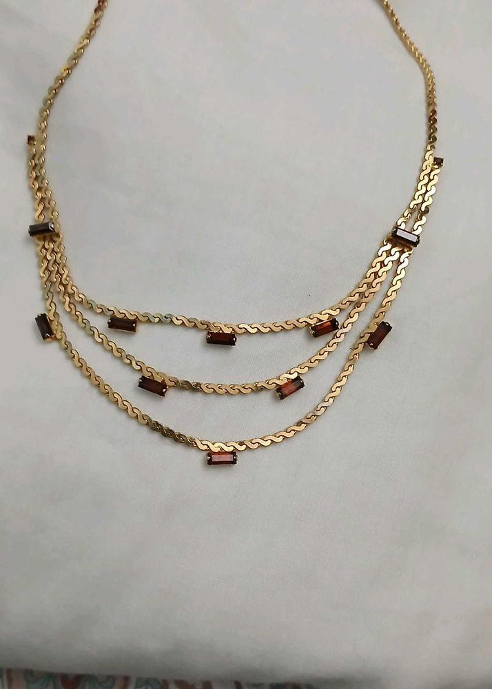 Gold-tone Layered Necklace