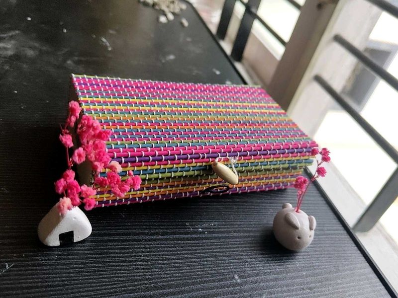Colorful Woven Box 🌈