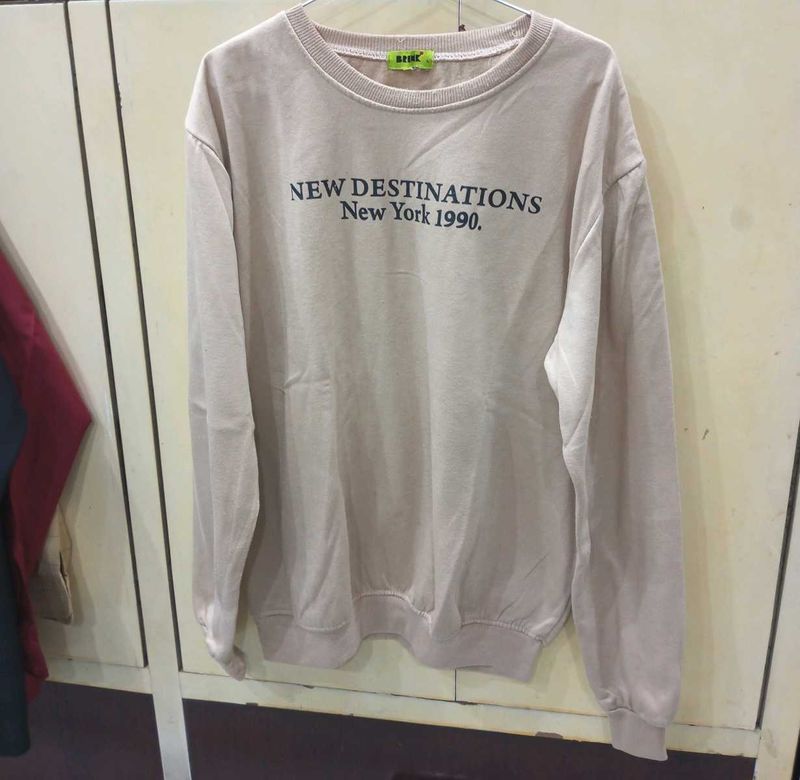 Beige &#39;New Destinations&#39; Sweatshirt