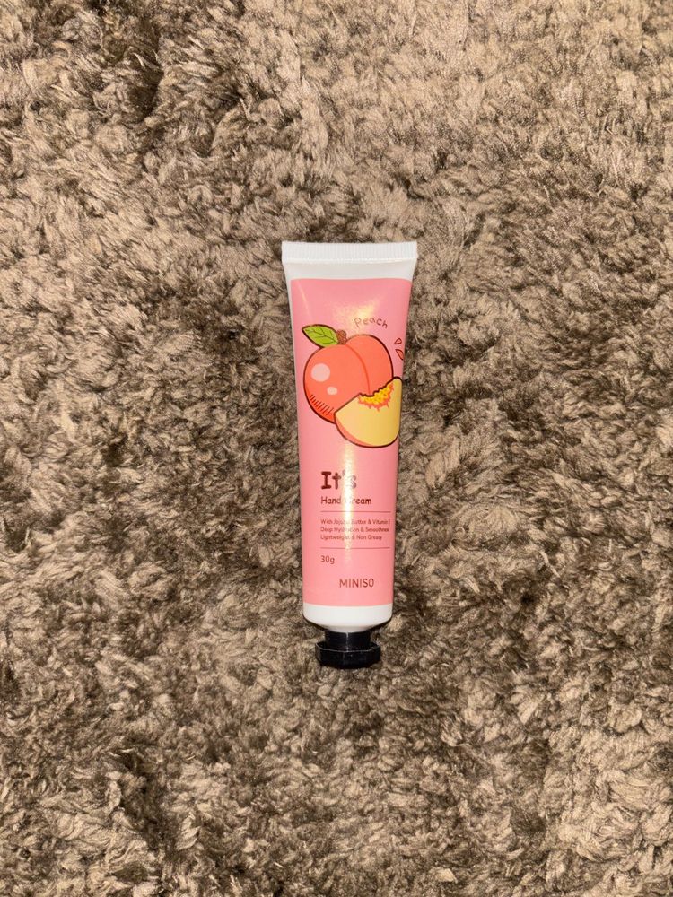 Miniso Peach Hand Cream