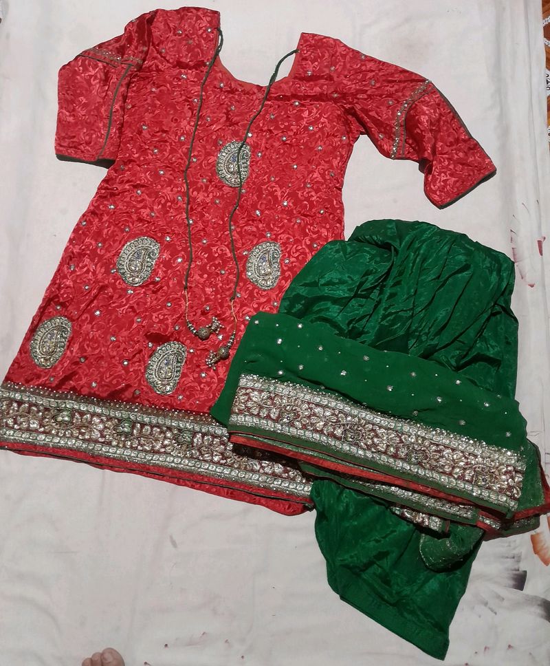 Heavy 3 Piece Kurta Set ❤️💚