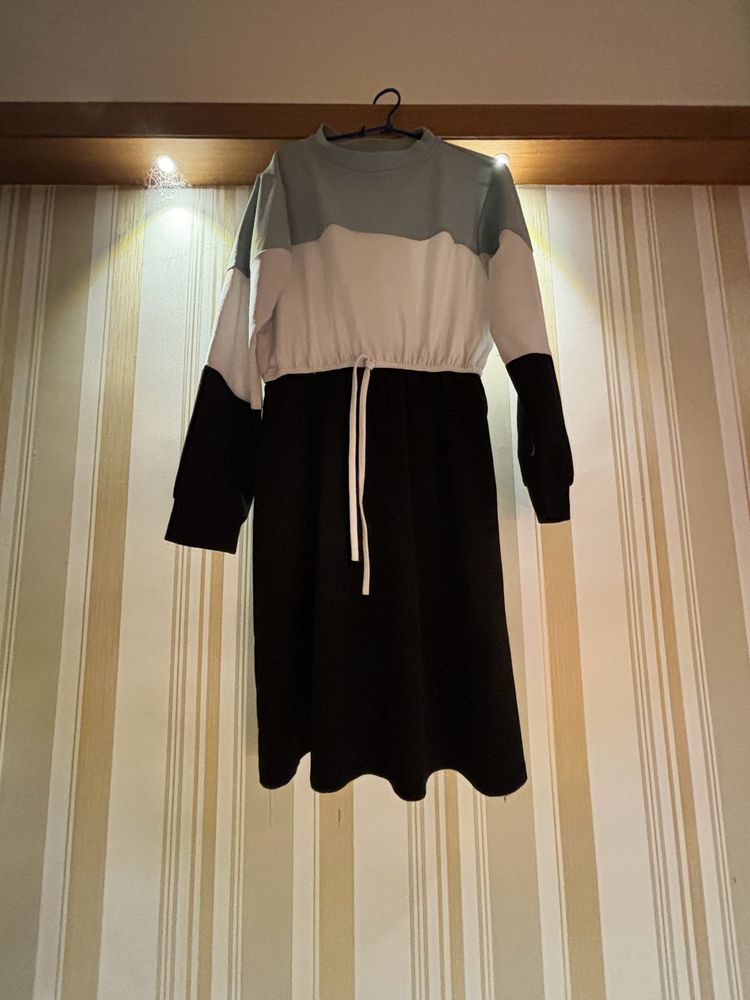 Three Colour Layered Dress