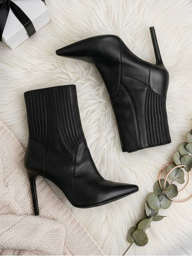 pencil heel boots
