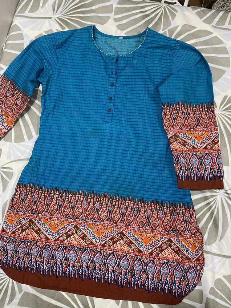 Ethnic Blue short Kurta