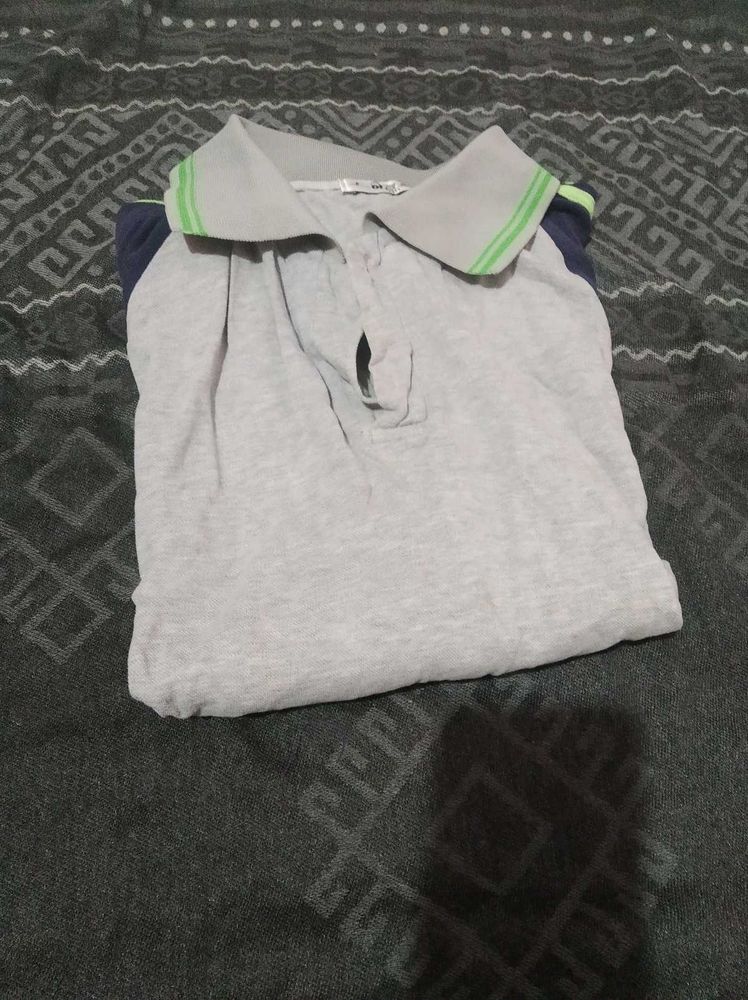 Gray Polo Shirt