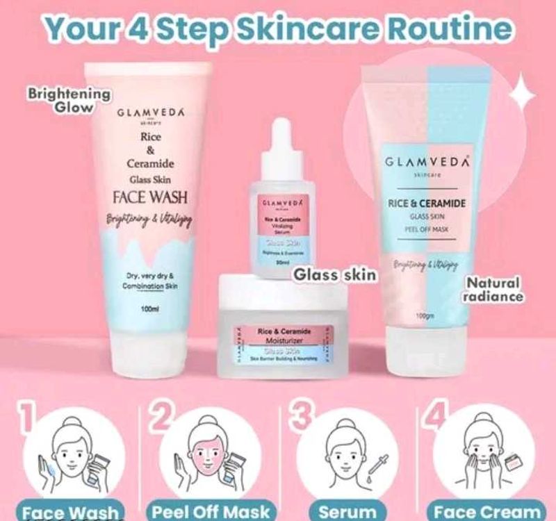 Glamveda 4-Step Skincare Routine Kit