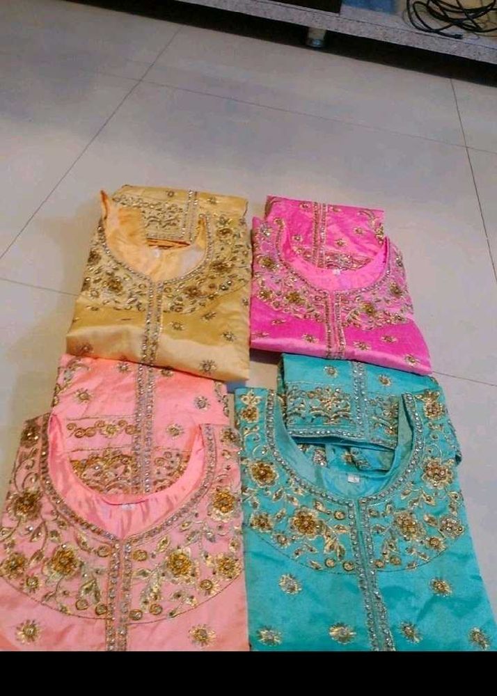 4 Color Available With Shalwar Dupta