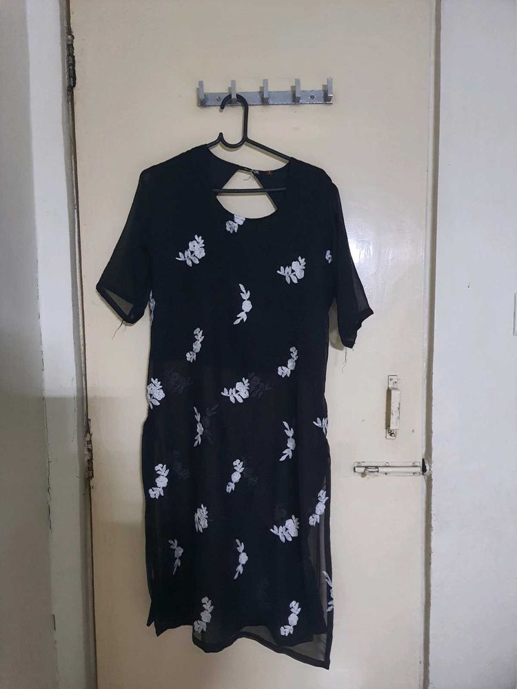 Women Black Kurta