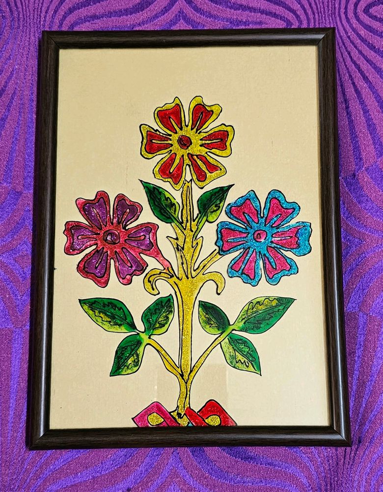 Glass Painting With Premium Quality Frame