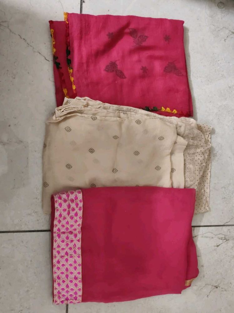 Combo Of three used Shawls