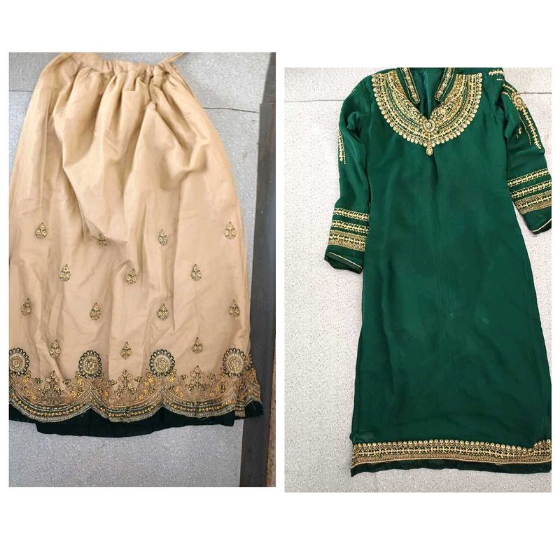 Embroidered Kurta Suit Set