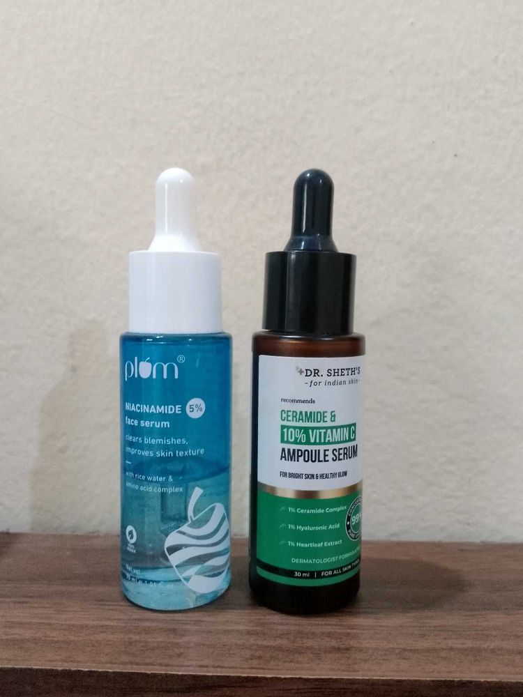 Plum &amp; Dr. Sheth's Face Serums