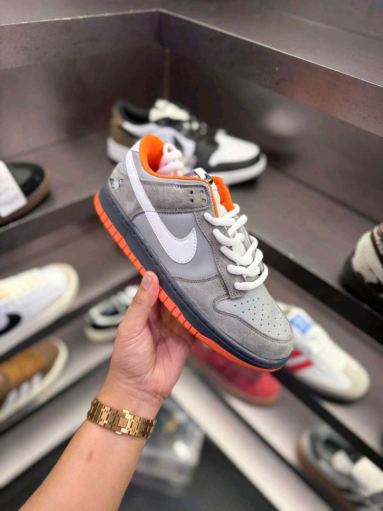 Nike Dunk Low Grey/Orange Shoes