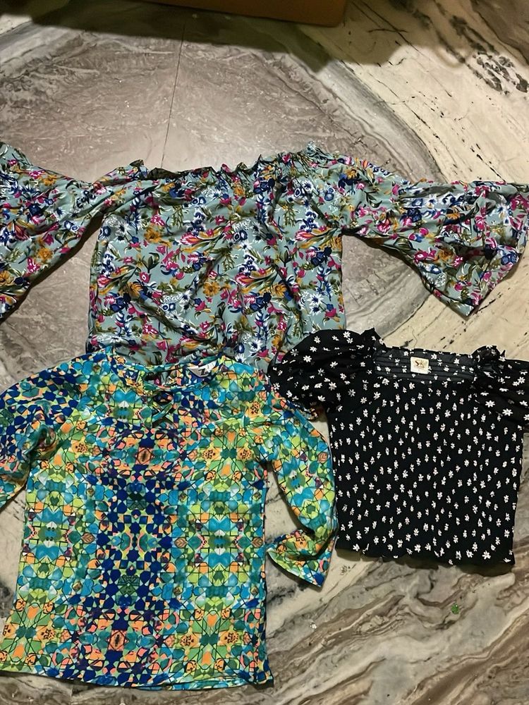 Combo Of 3 women Tops