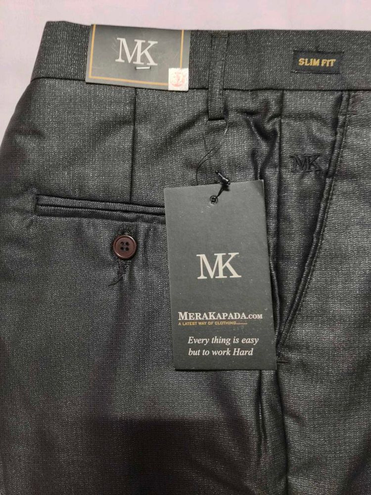 Mens Formal Slim Fit Trouser