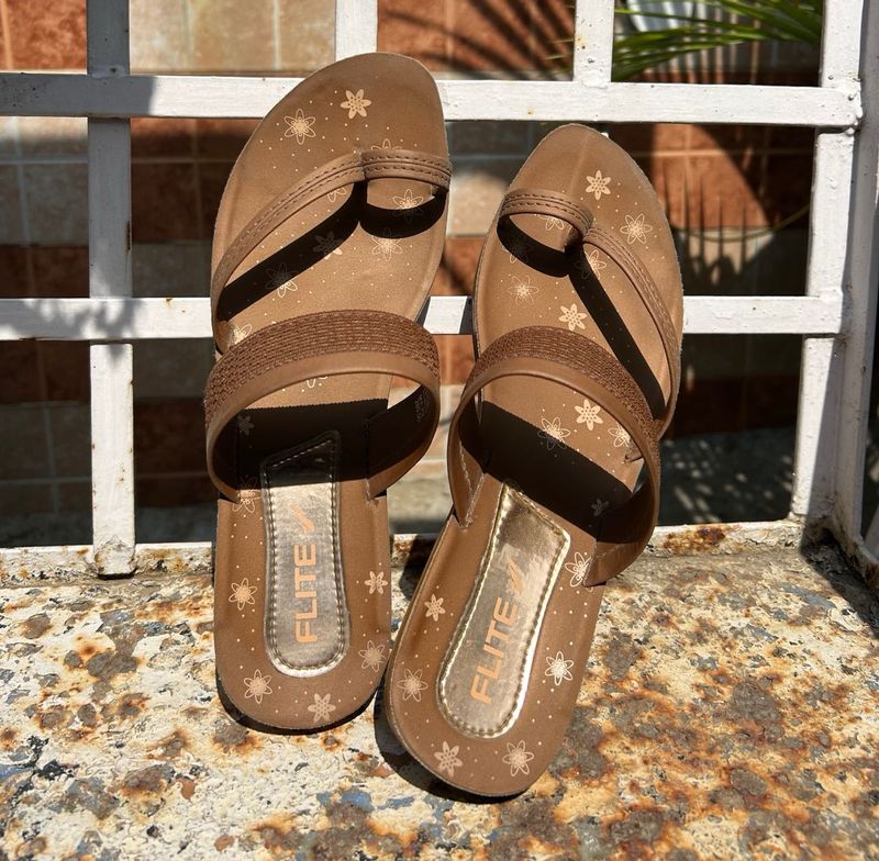 Flite Brown Flats