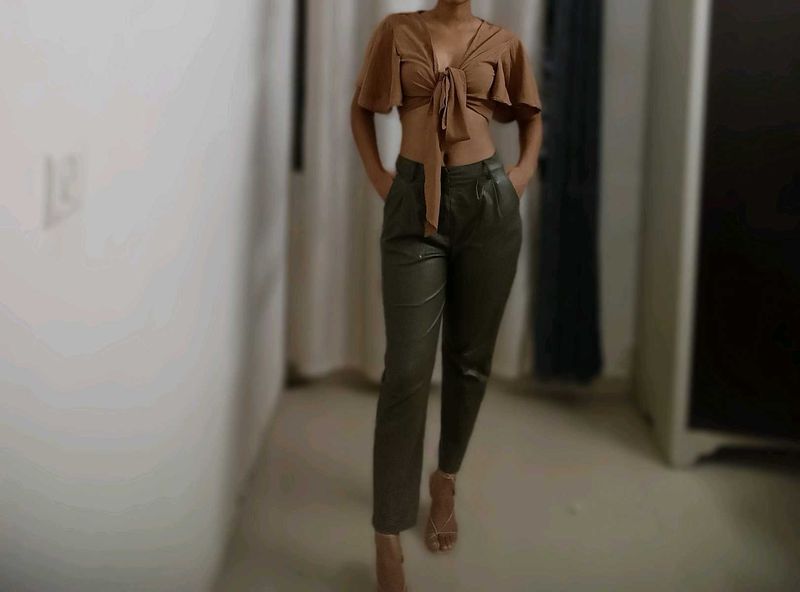 Faux Leather Pants
