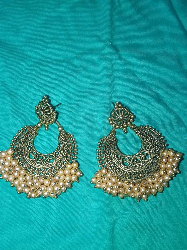 Pearl Drop Dangle Earrings