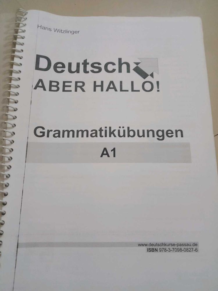 Deutsch A1 Grammar Book