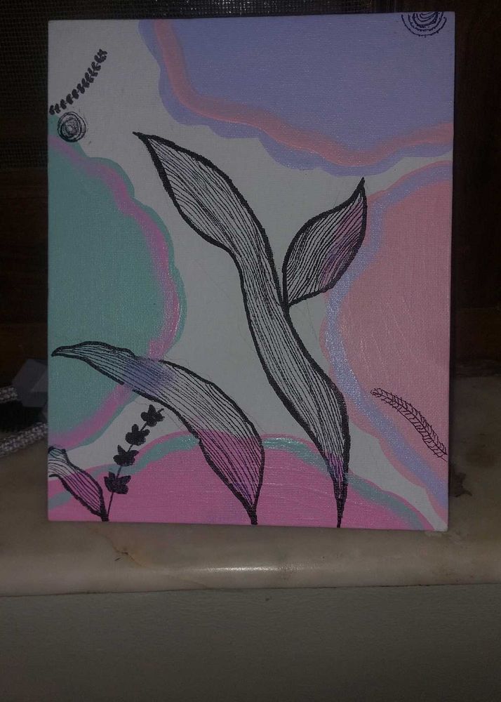 Boho Canvas Painting