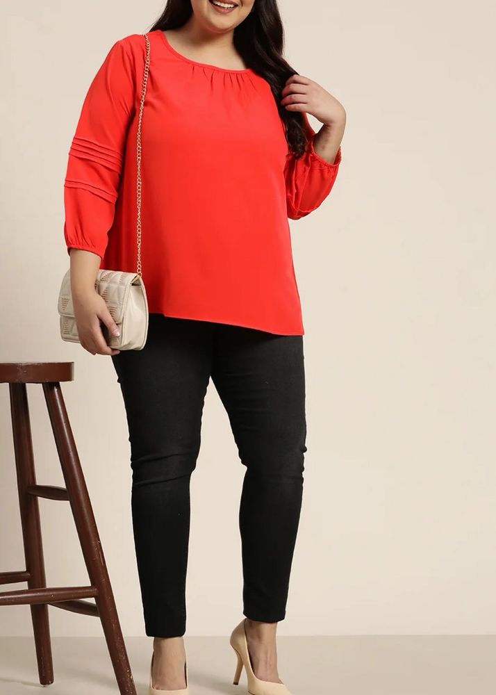 Chic Orange Top