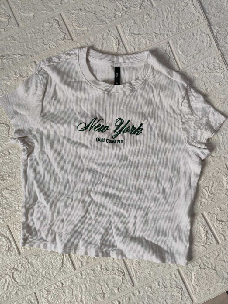 New York Crew Neck T-shirt