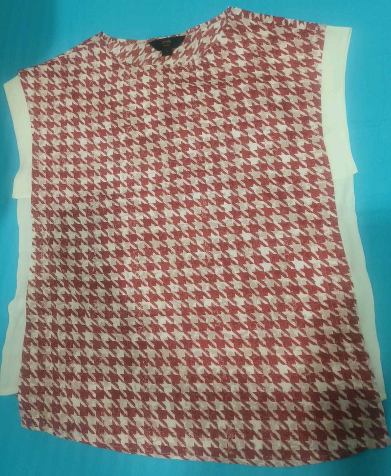 Women's Casual Houndstooth Top from Zink London