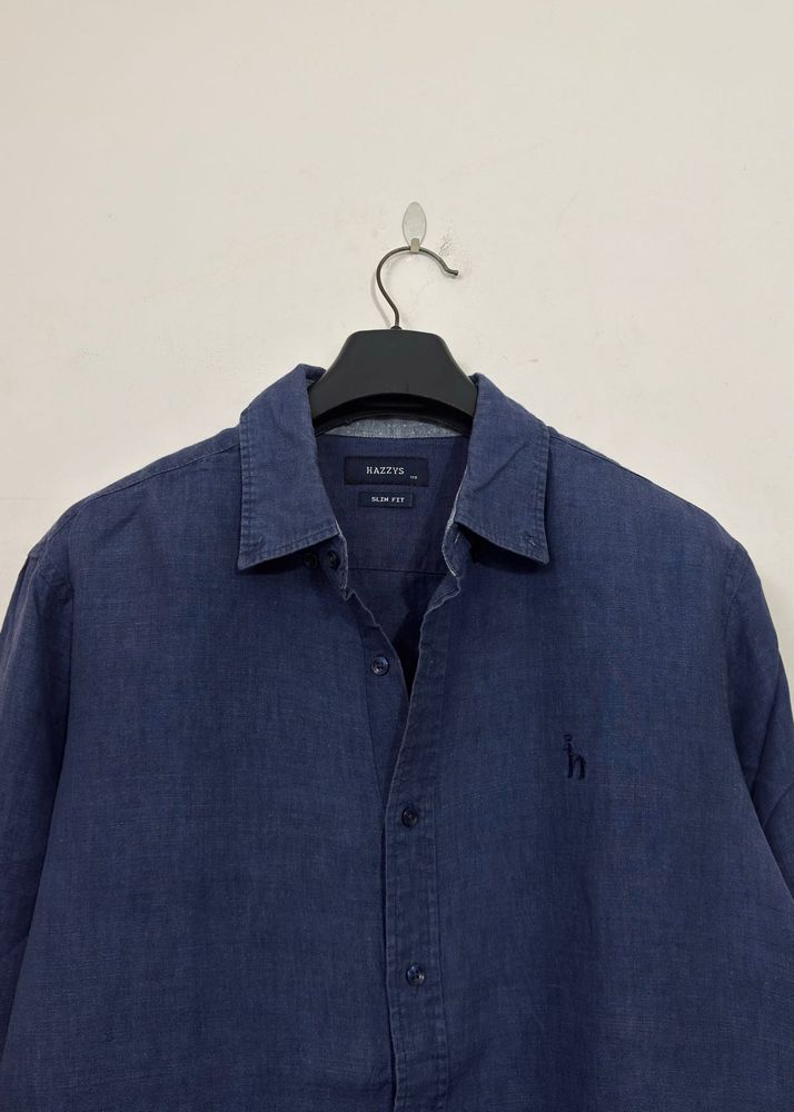 Hazzys Blue Casual Shirt