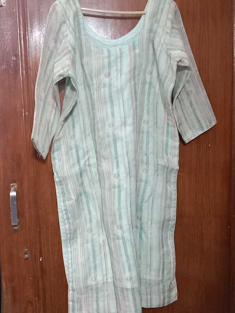 Green Kurta Set with Dupatta