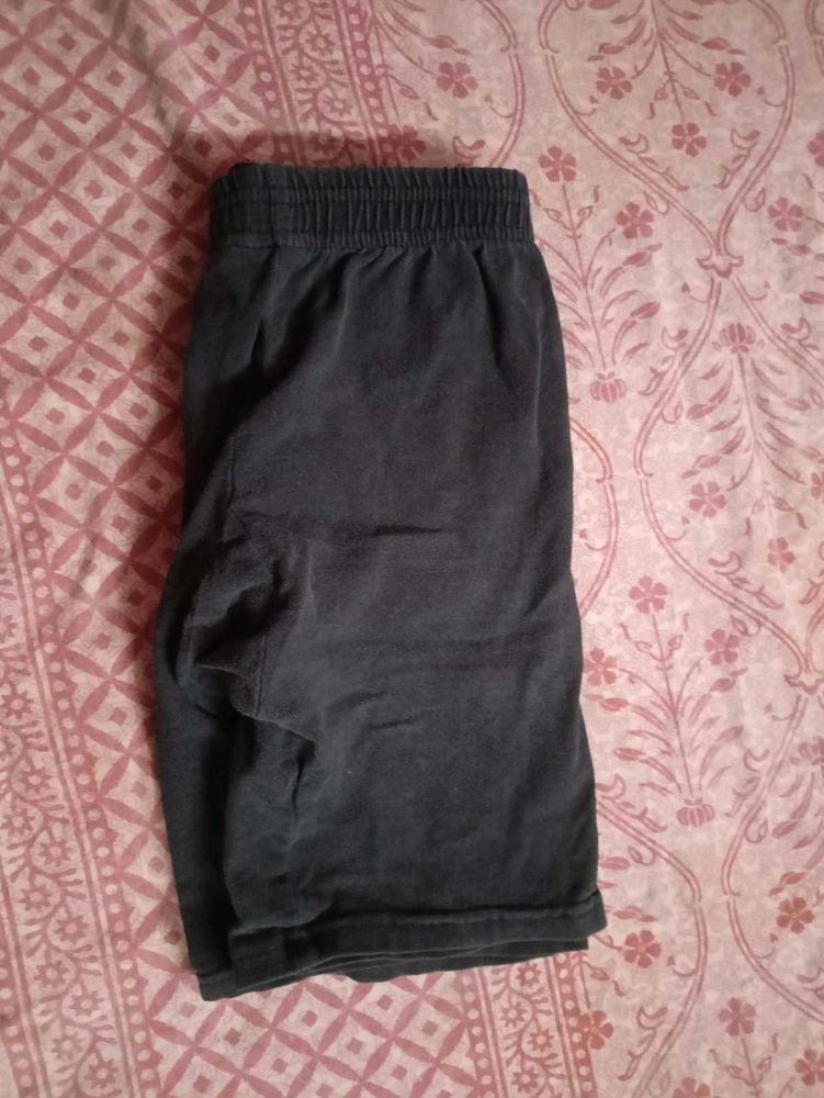 Black Casual Shorts