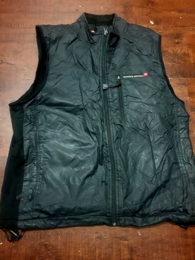 Black Sleeveless Jacket