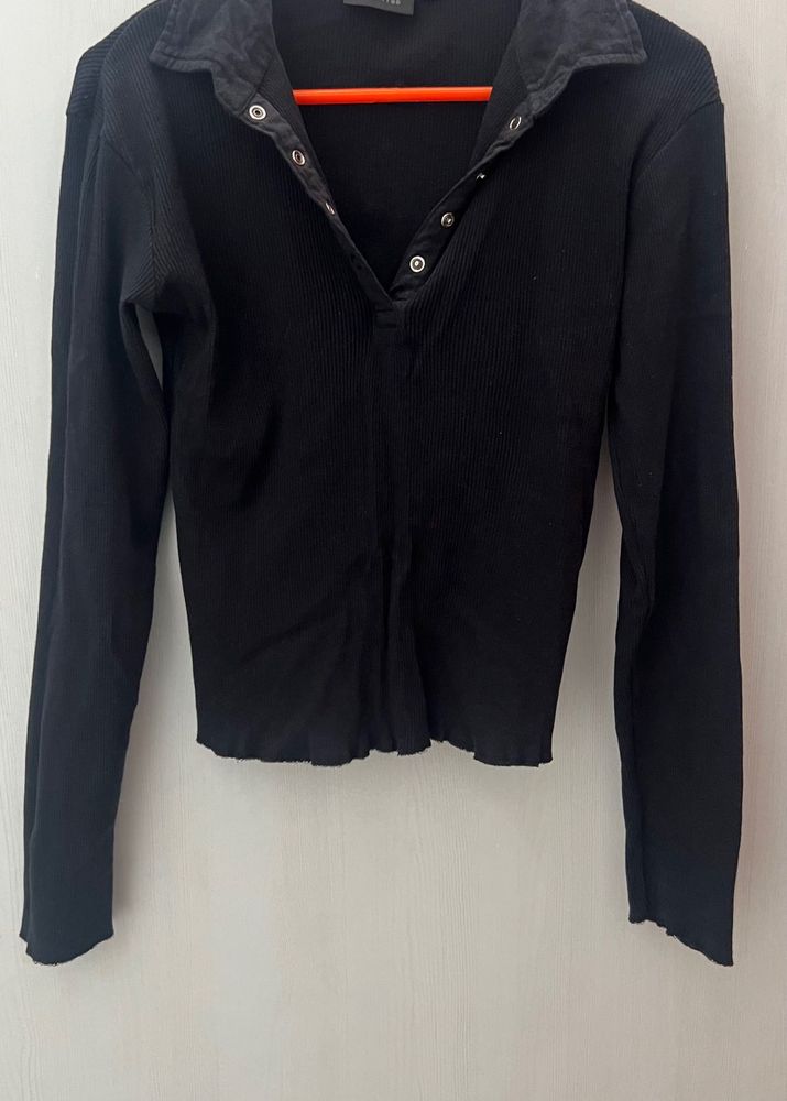 black short T-shirt XXS