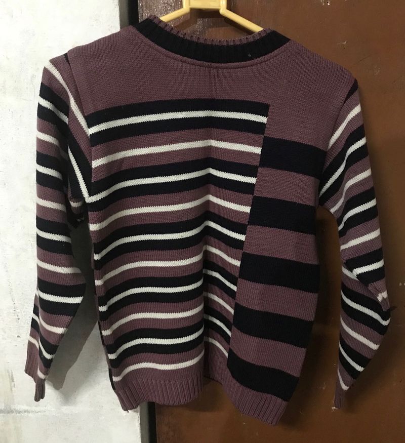 Striped Pullover Sweater
