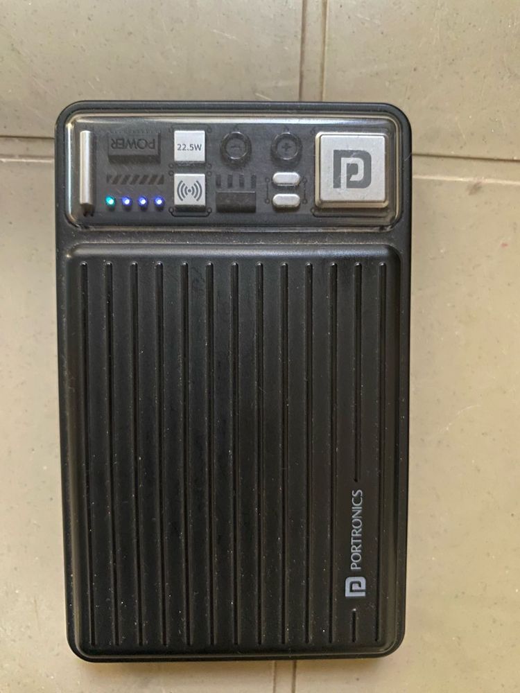 Portronics Luxcell Wireless Mini 10k 10000mAh 15W