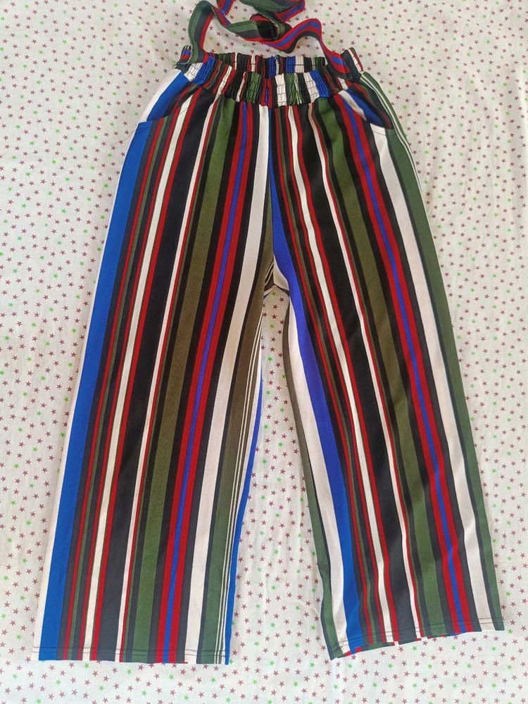 Striped Wide Leg Pants