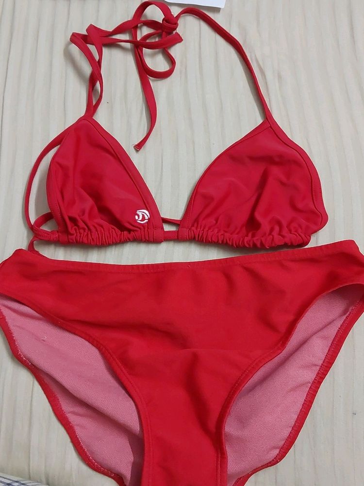 Red Bikini Set