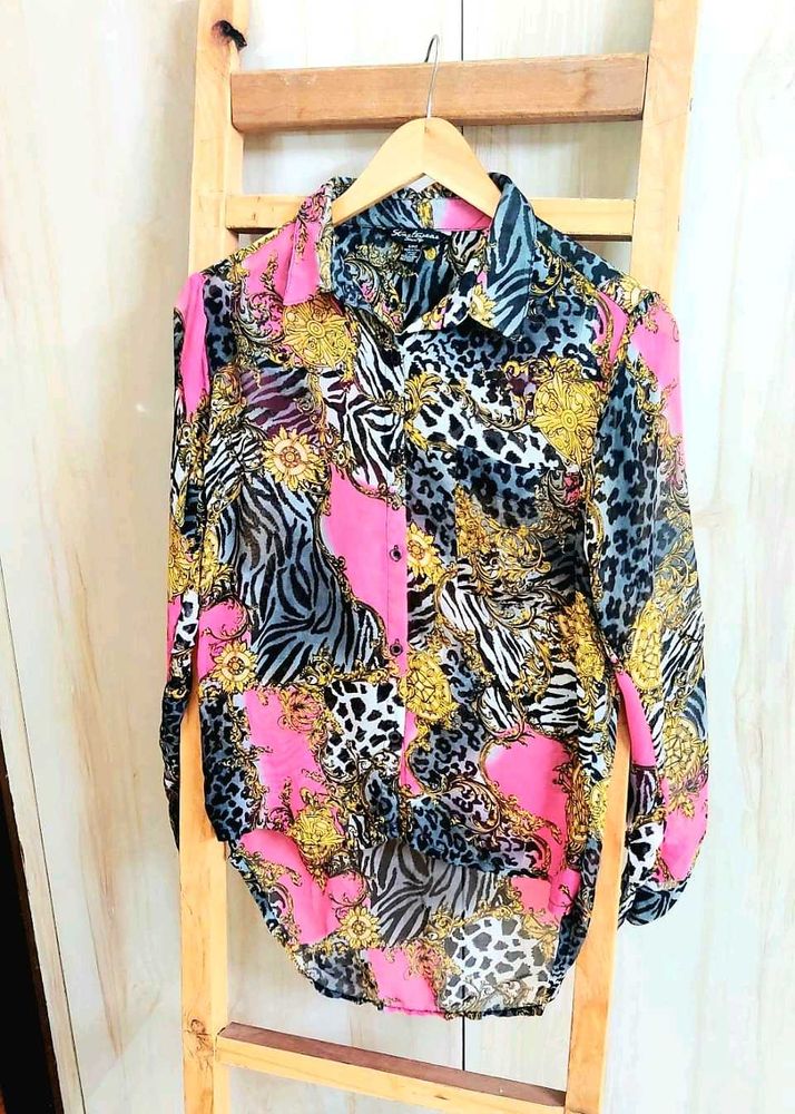Printed Shirt Si,e-32-34
