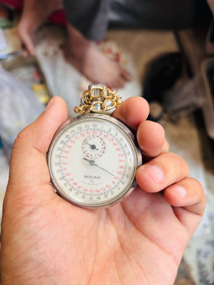 Vintage Rocar Mechanical Stopwatch