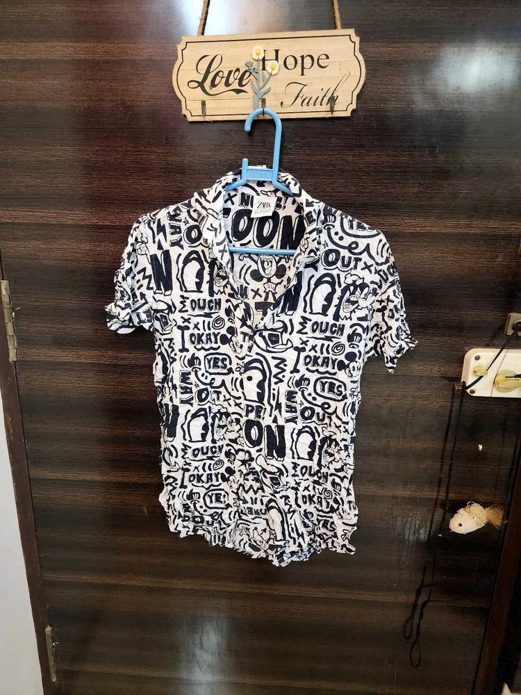 Funky Graphic Print Shirt