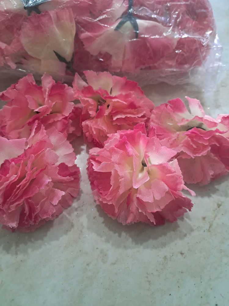 Artificial Pink Carnation Flowers